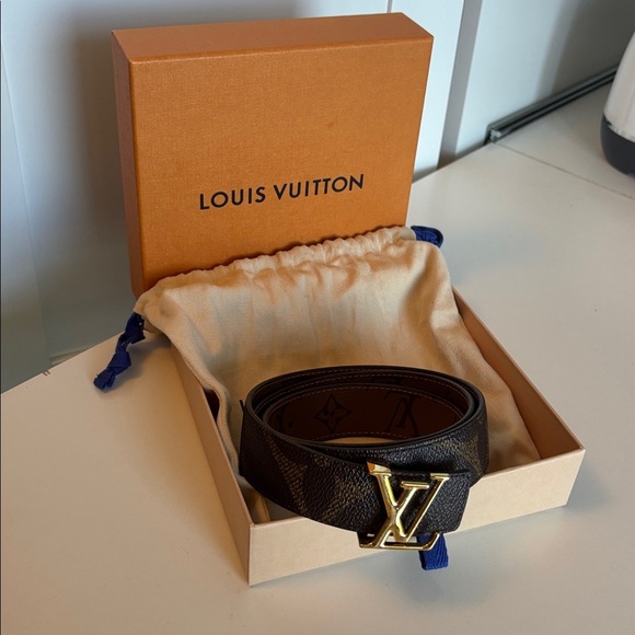 Louis Vuitton M0149 Santur LV Iconic 30MM Reversible Belt Brown - Picture 5 of 8